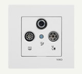 Vİko VİKO Karre TV SAT Radyo Prizi